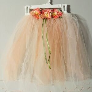 Secret Garden Peach n Cream Tulle Tutu